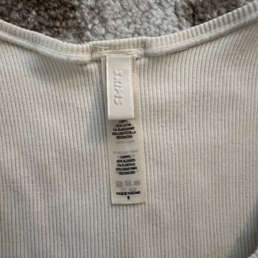 Womens Skims Creme Fitted Tank